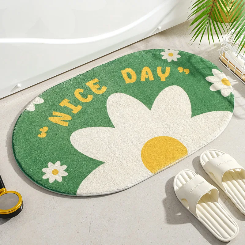 Bloomdale Oval Bath Mat