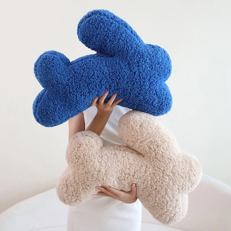 Bouclé Plush Rabbit Pillow - Image 2