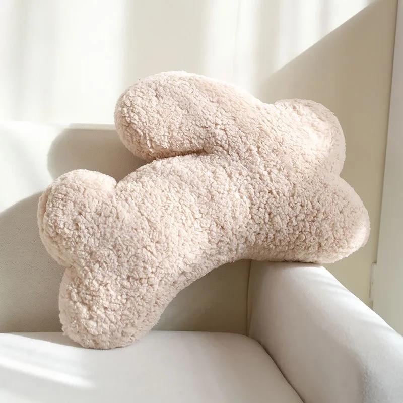 Bouclé Plush Rabbit Pillow - Image 5