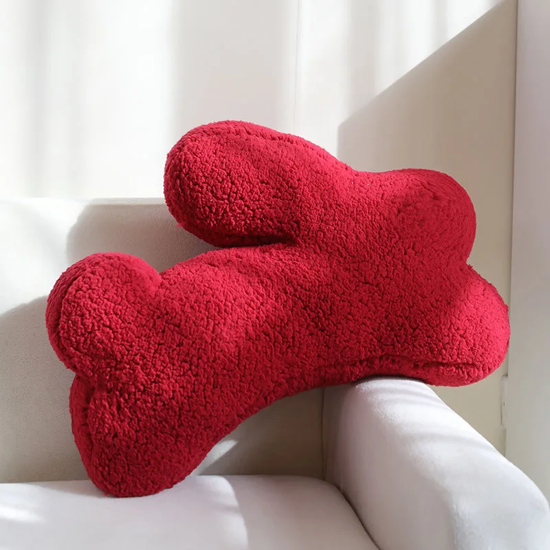 Bouclé Plush Rabbit Pillow - Image 6