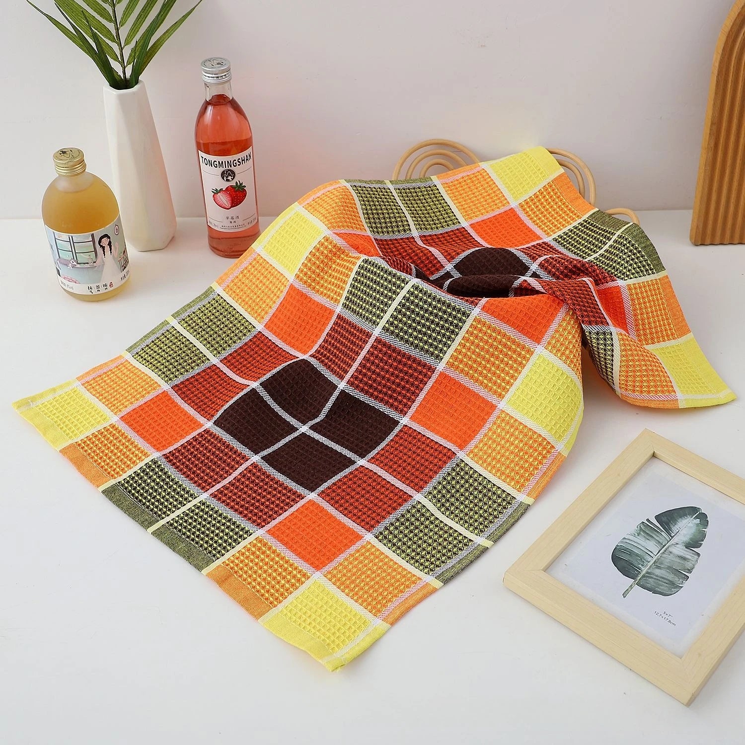 Brighton Waffle Grid Towels - Image 9