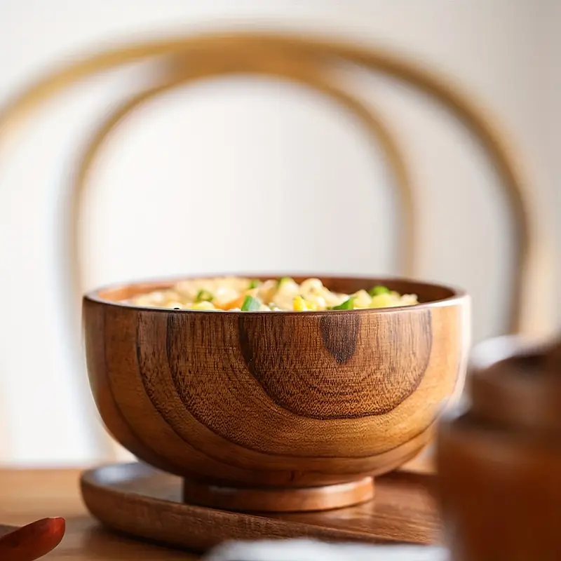 Carson Acacia Wood Bowl - Image 3