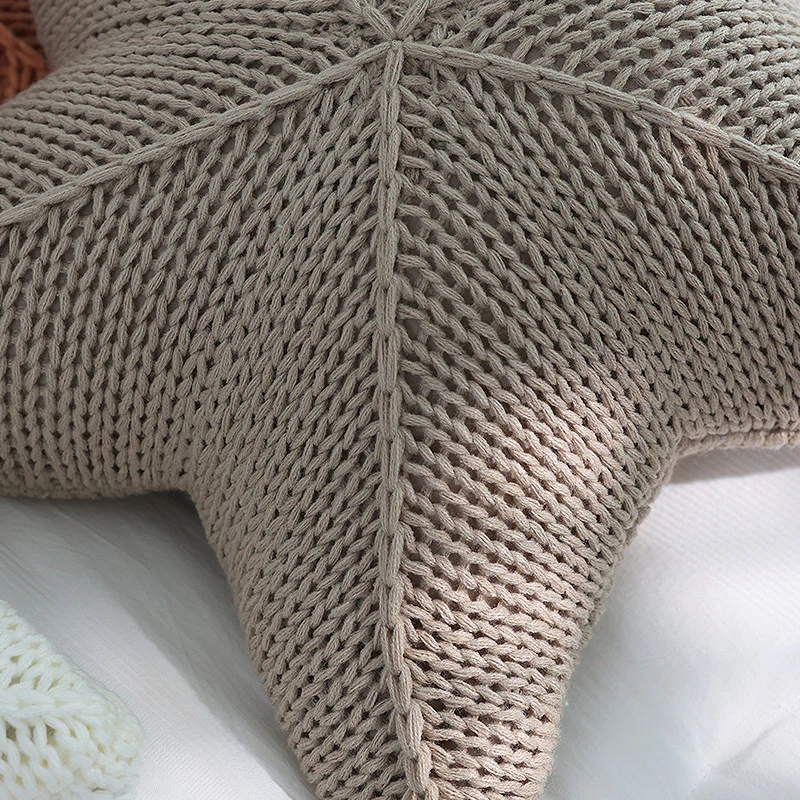 Caspian Knit Starfish Pillow - Image 4
