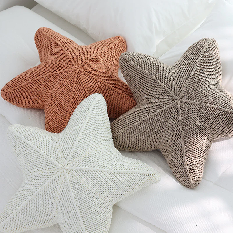 Caspian Knit Starfish Pillow - Image 5