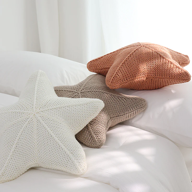 Caspian Knit Starfish Pillow - Image 7