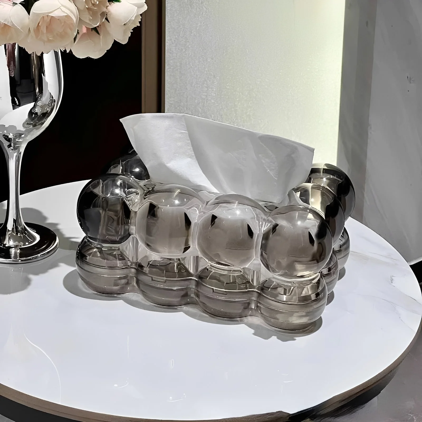 Celeste Acrylic Tissue Box - Image 2
