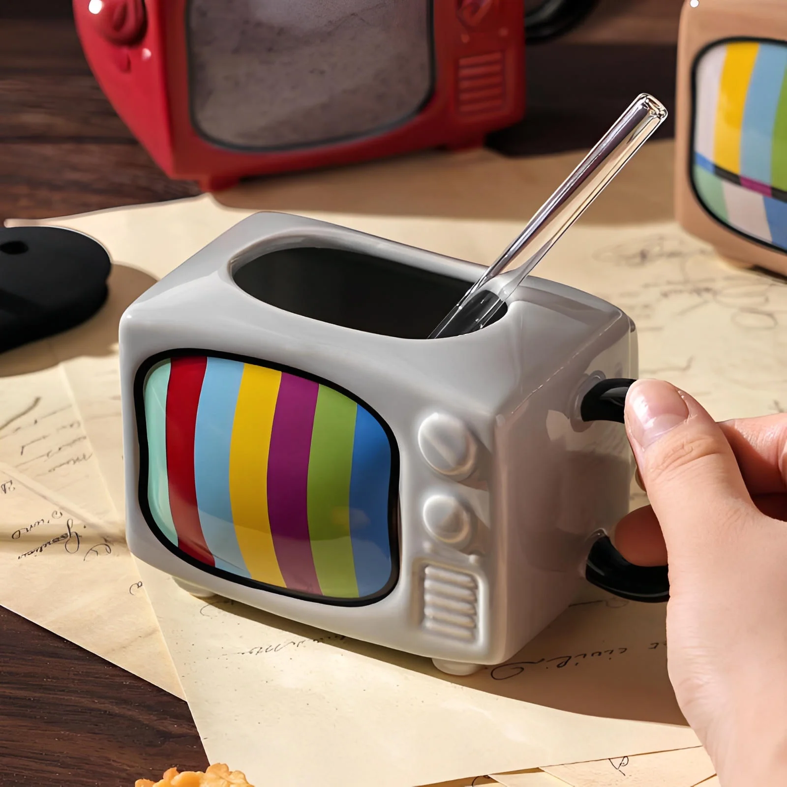 Channel One Ceramic Mug - Image 5