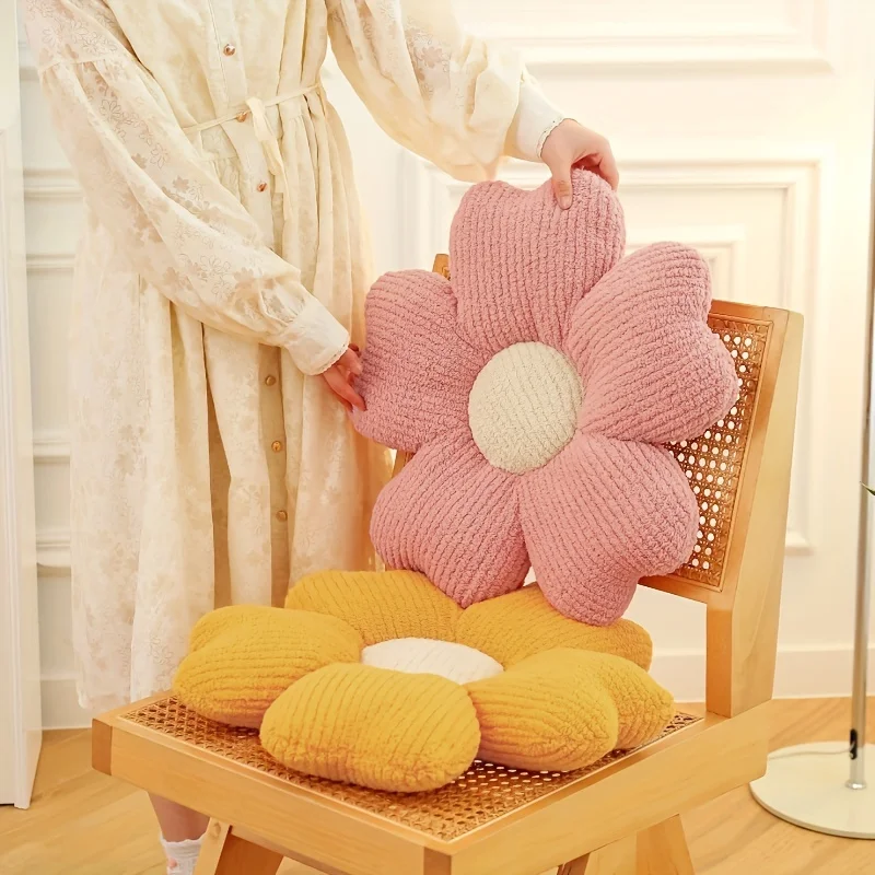 Corduroy Bloom Lounge Cushion - Image 2