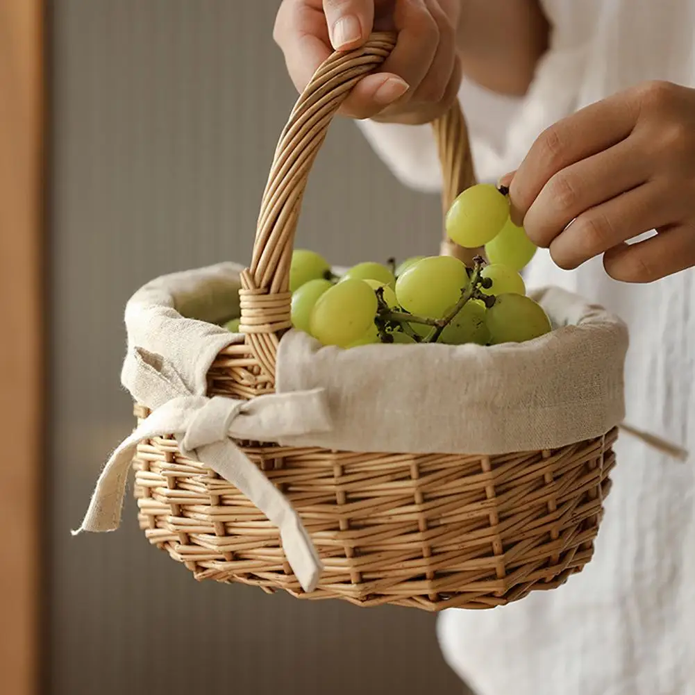 Elmwood Vintage Wicker Basket - Image 3