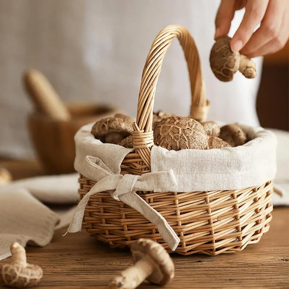 Elmwood Vintage Wicker Basket - Image 4