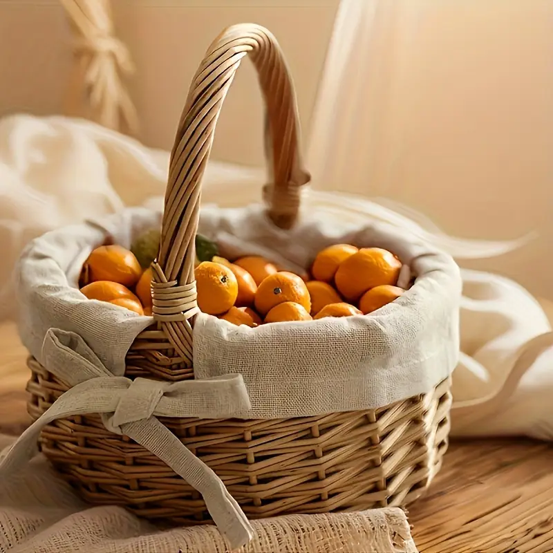 Elmwood Vintage Wicker Basket - Image 8