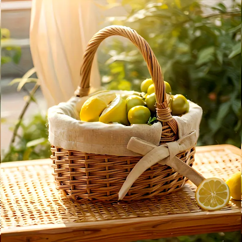 Elmwood Vintage Wicker Basket - Image 9
