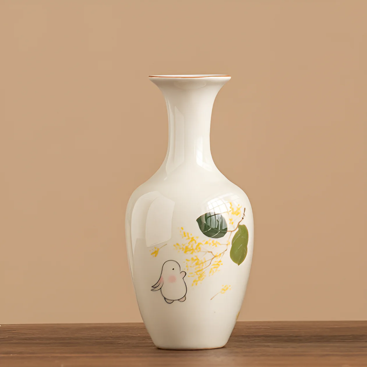 Ema Ivory Ceramic Vase - Image 5