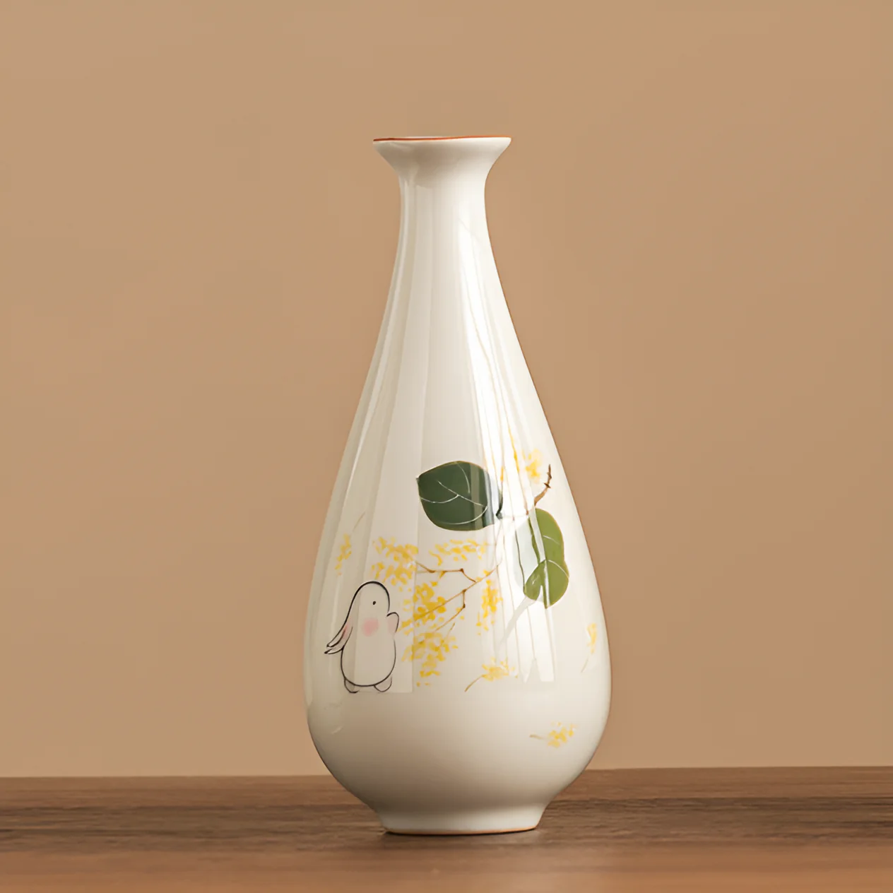 Ema Ivory Ceramic Vase - Image 6