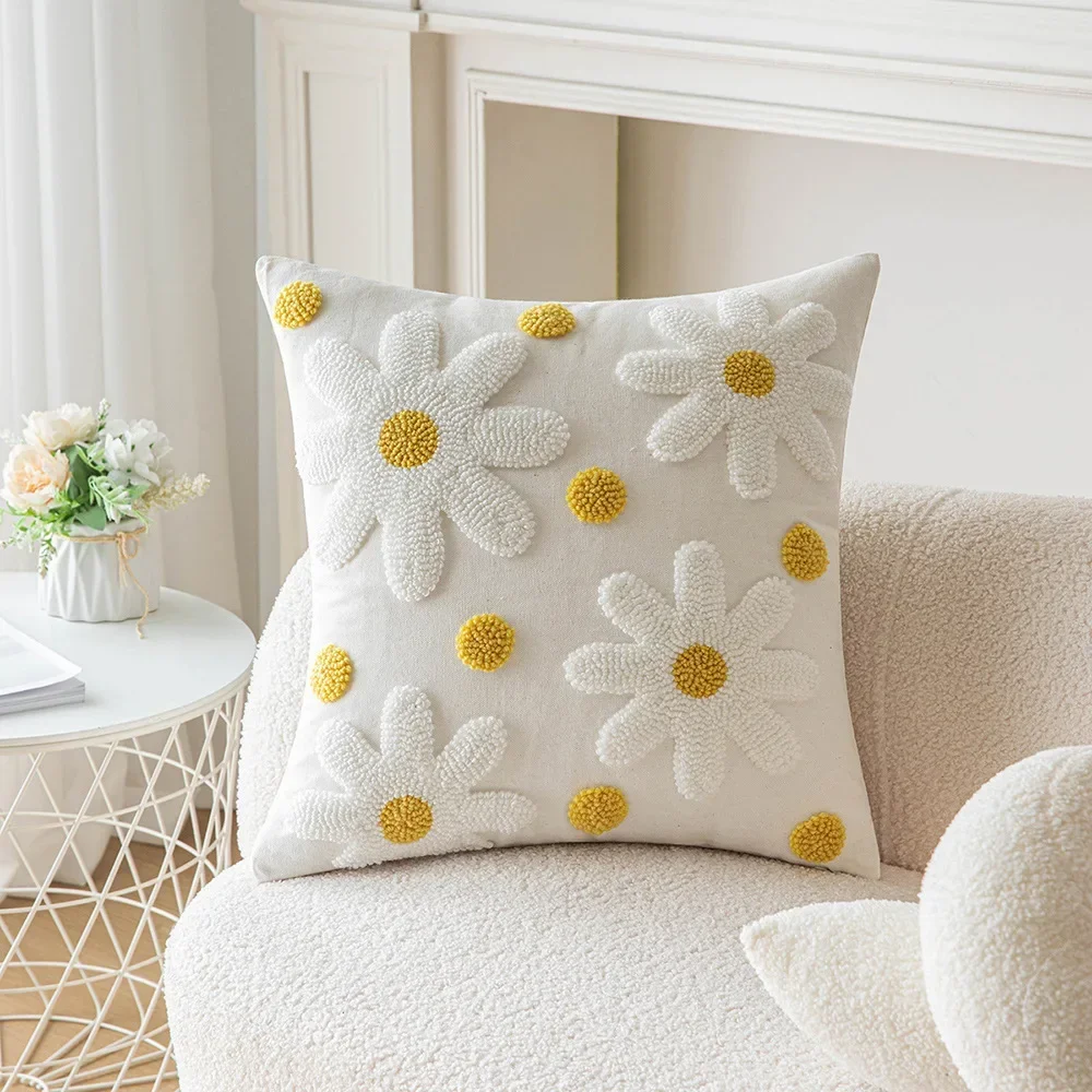Flora Embroidered Pillow Case - Image 6
