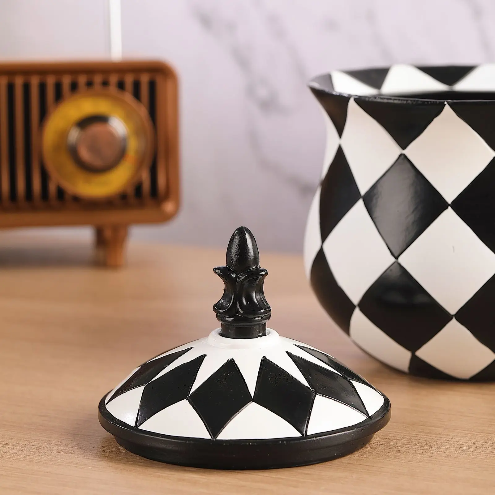 Harlequin Storage Jar - Image 5
