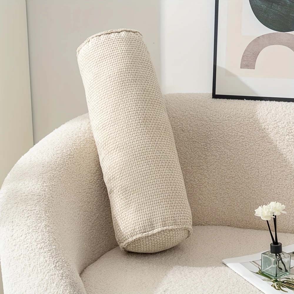 Harlowe Chenille Bolster Pillow - Image 2