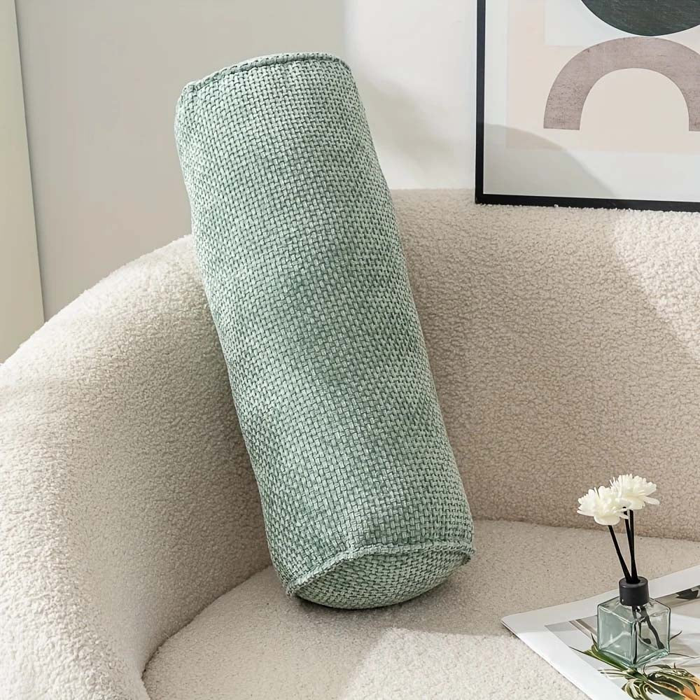 Harlowe Chenille Bolster Pillow - Image 3