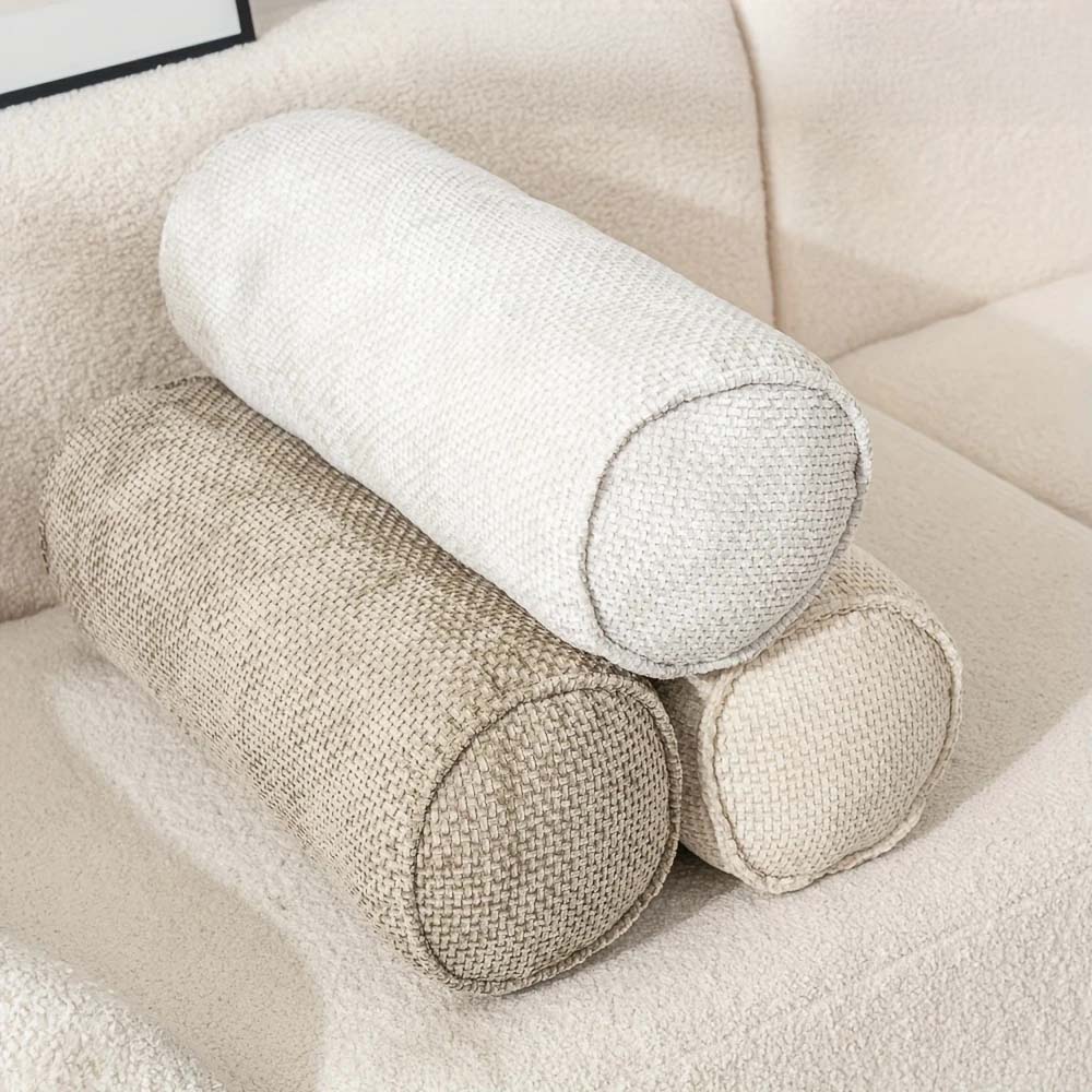 Harlowe Chenille Bolster Pillow - Image 7