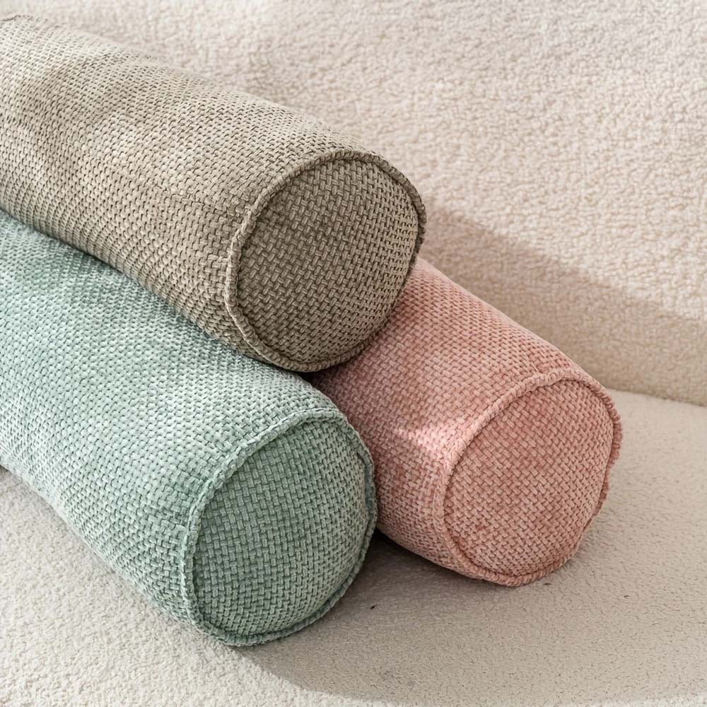 Harlowe Chenille Bolster Pillow - Image 8