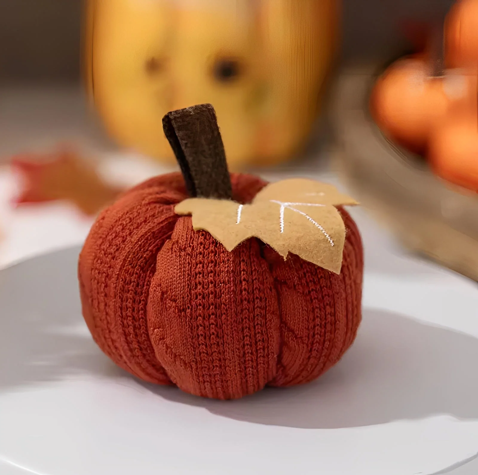 Harvest Knit Pumpkins - Image 6