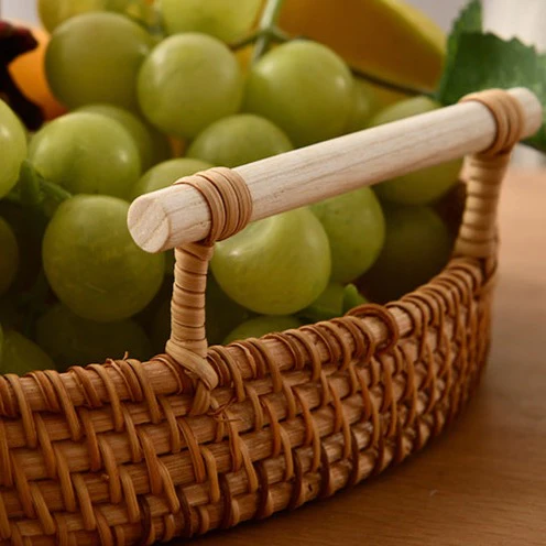 Harway Natural Rattan Tray - Image 6