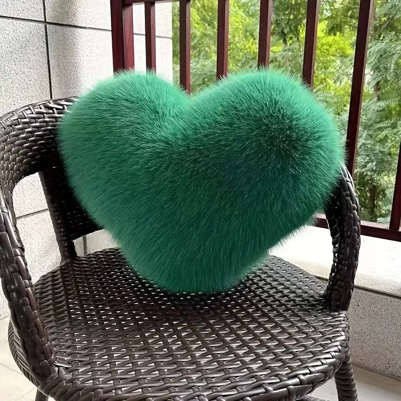 Heart Plush Throw Pillow - Image 3