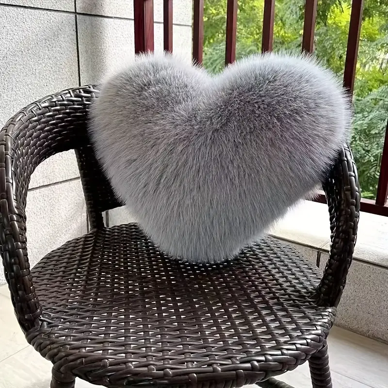Heart Plush Throw Pillow - Image 4