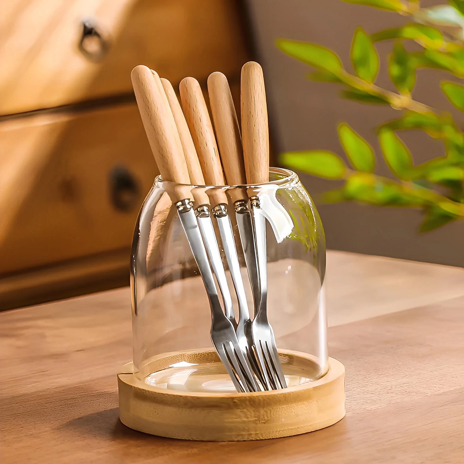 Isak 6-Piece Acacia Utensil Set - Image 2
