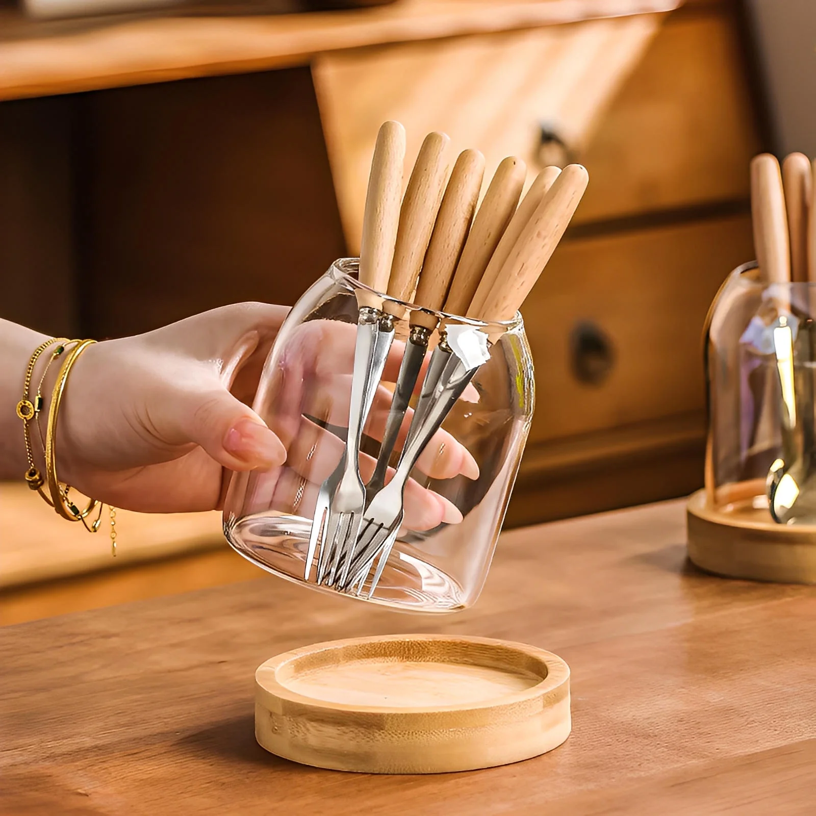 Isak 6-Piece Acacia Utensil Set - Image 3