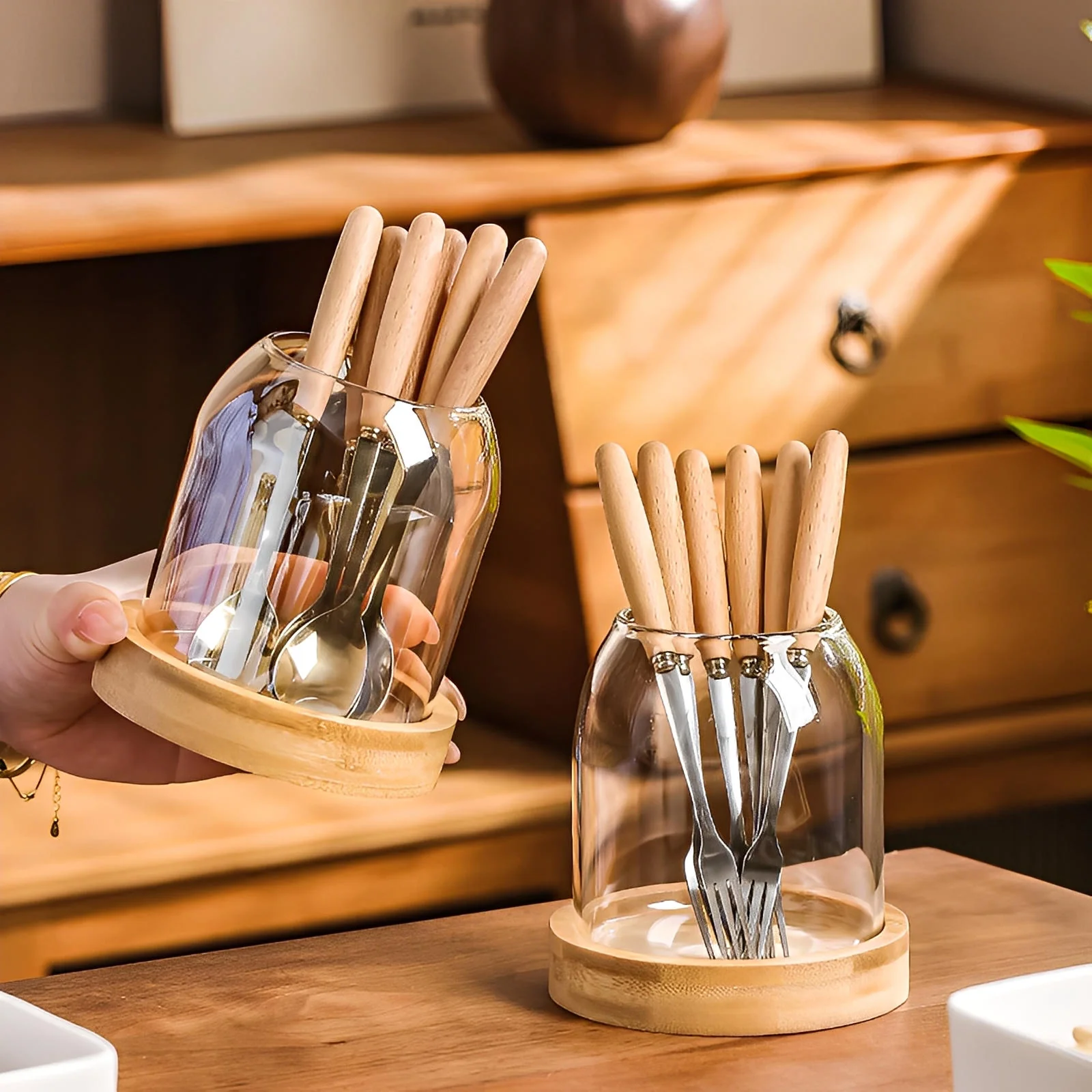 Isak 6-Piece Acacia Utensil Set - Image 4