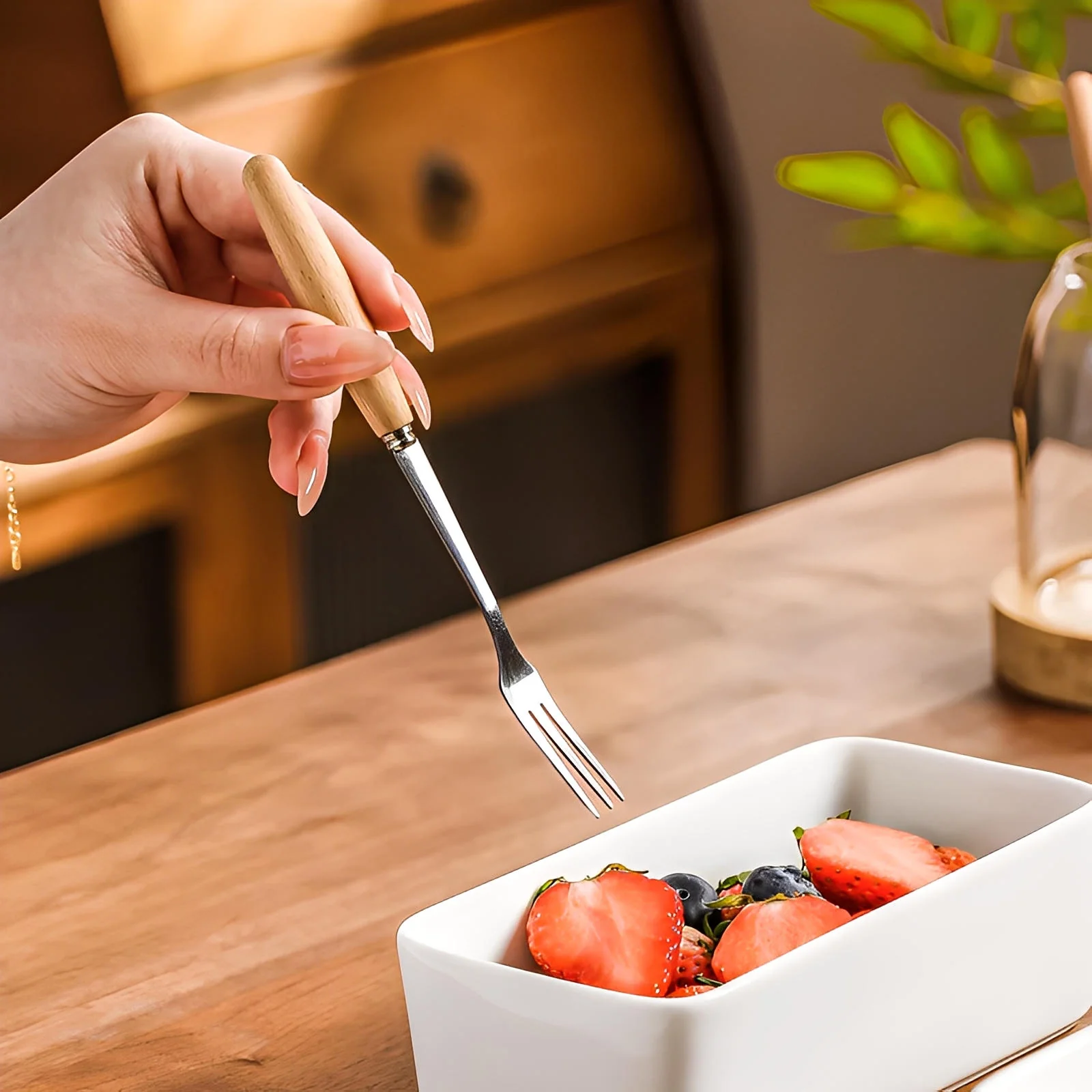 Isak 6-Piece Acacia Utensil Set - Image 5