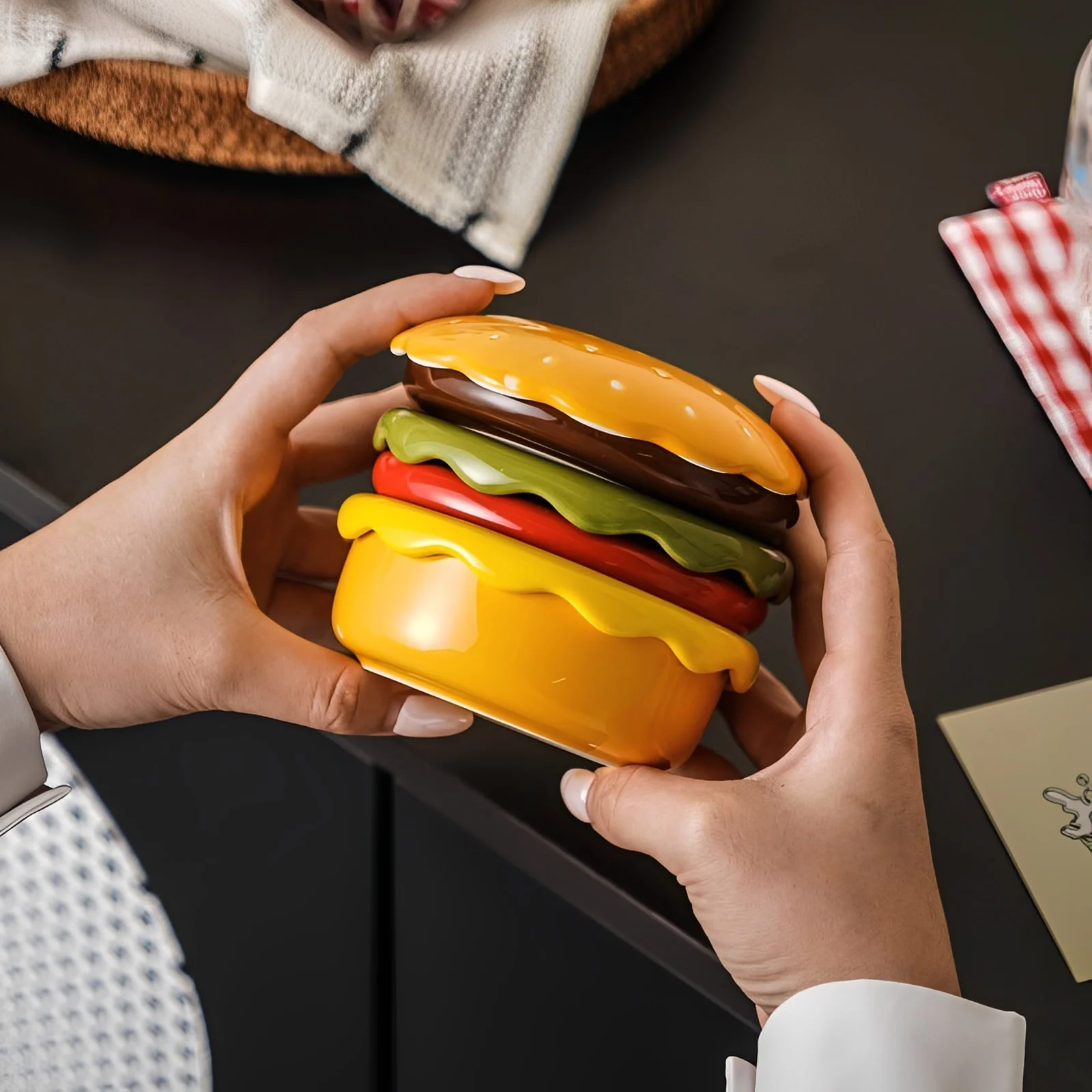 Joe's Ceramic Burger Plates