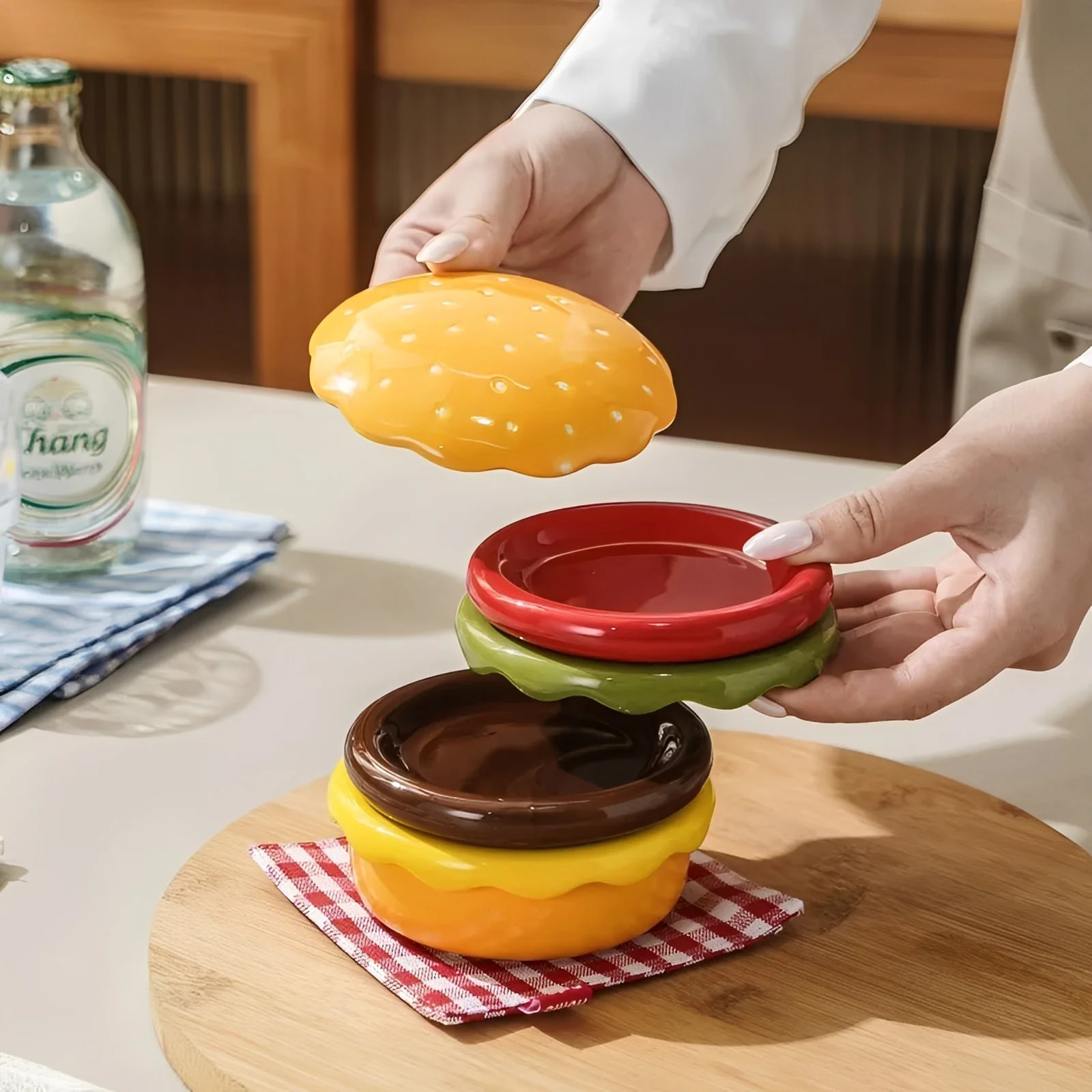 Joe's Ceramic Burger Plates - Image 4