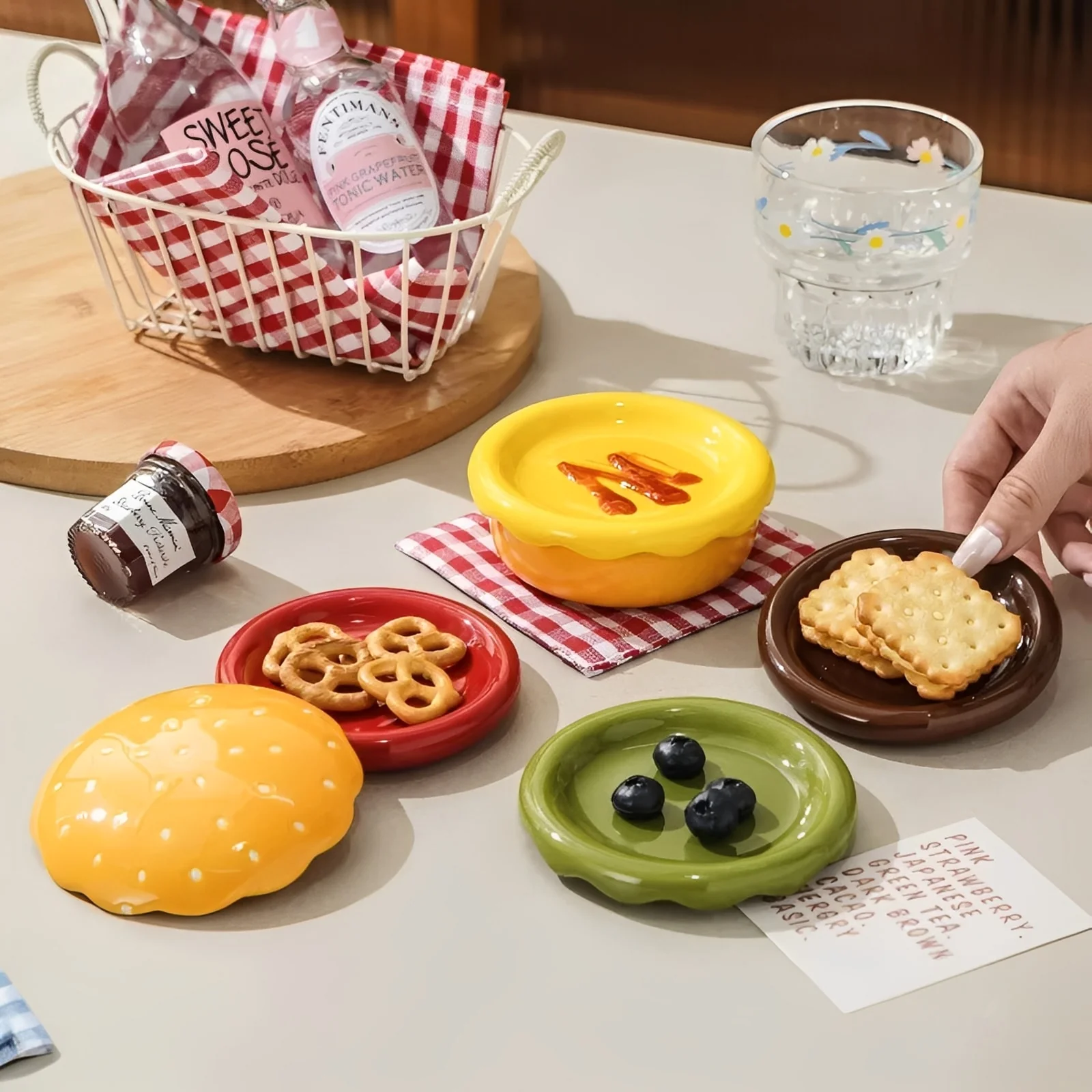Joe's Ceramic Burger Plates - Image 5