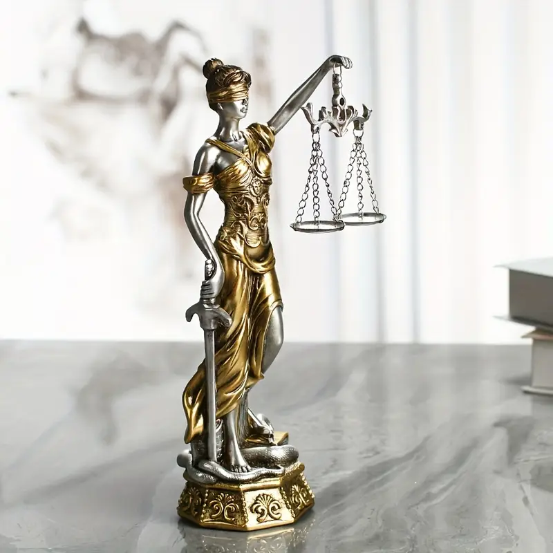 Lady Justice Sculpted Figurine - Image 2