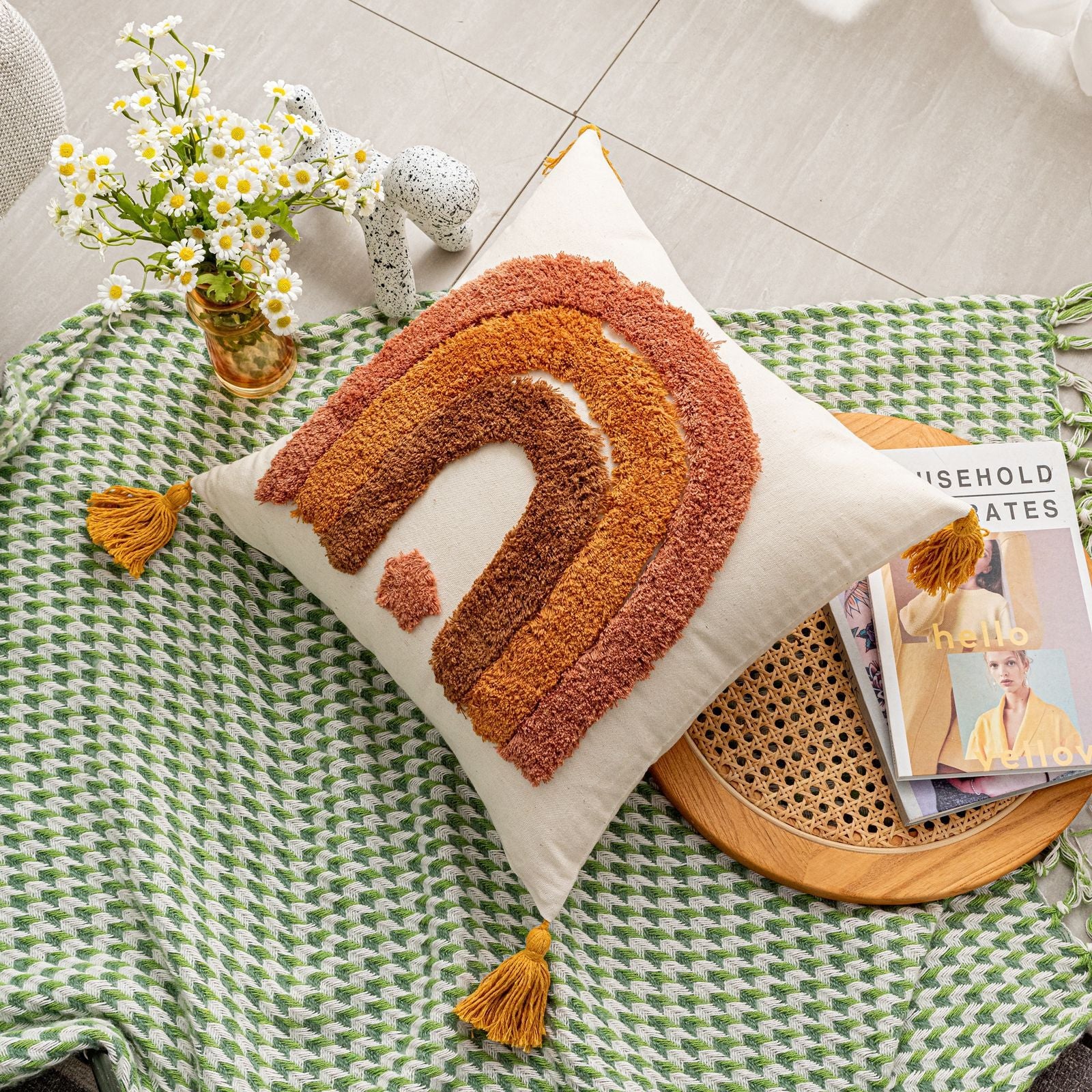Liora Joy Tufted Pillow Cover - Image 11