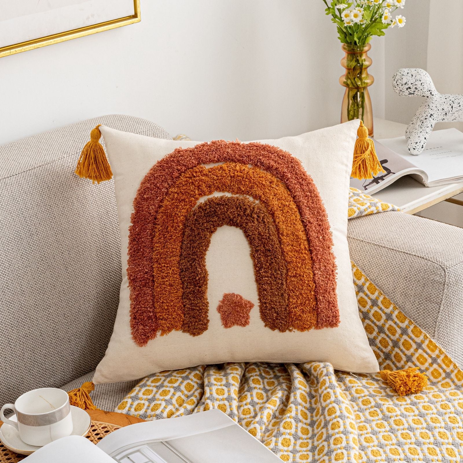 Liora Joy Tufted Pillow Cover - Image 4