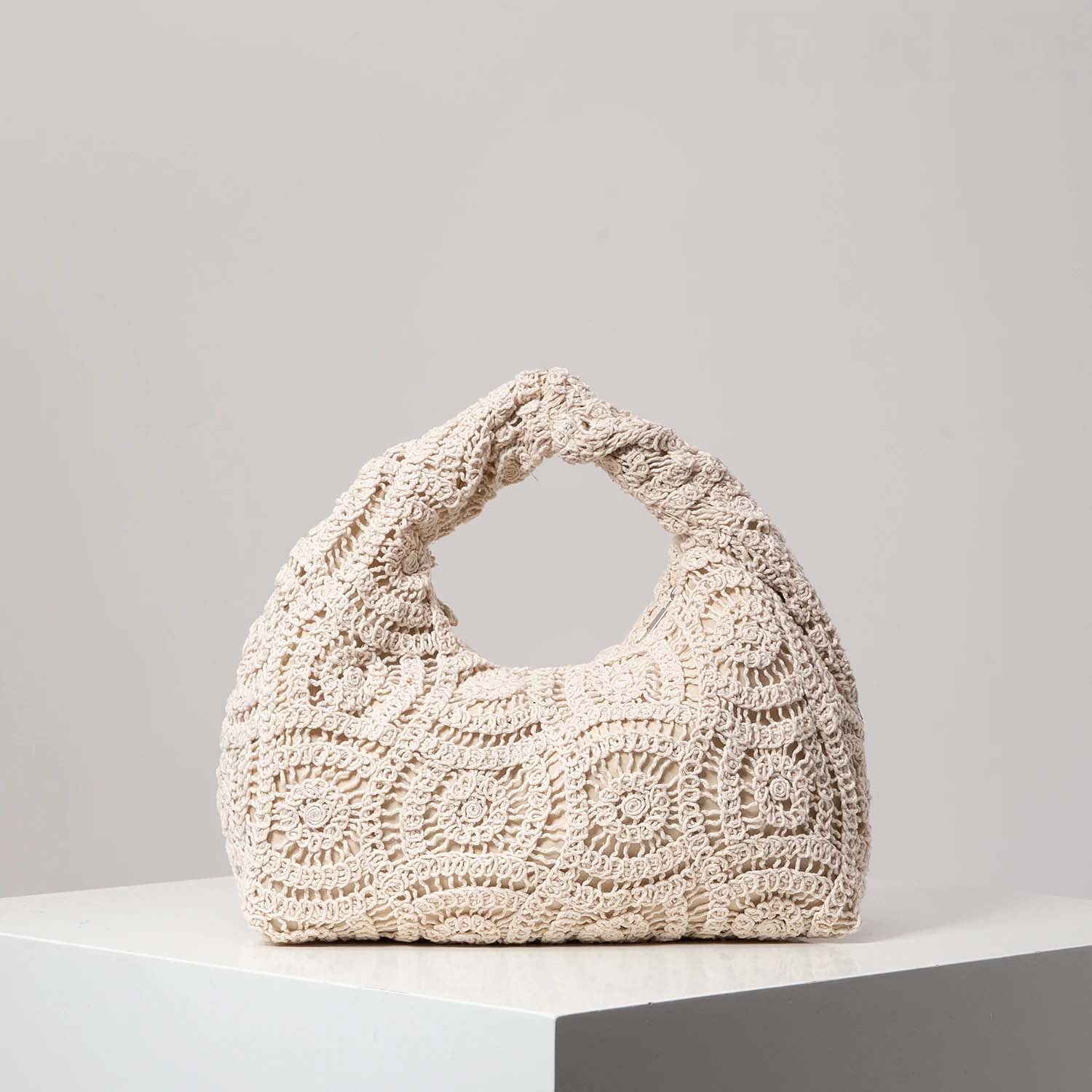 Lora Handwoven Floral Bag - Image 6