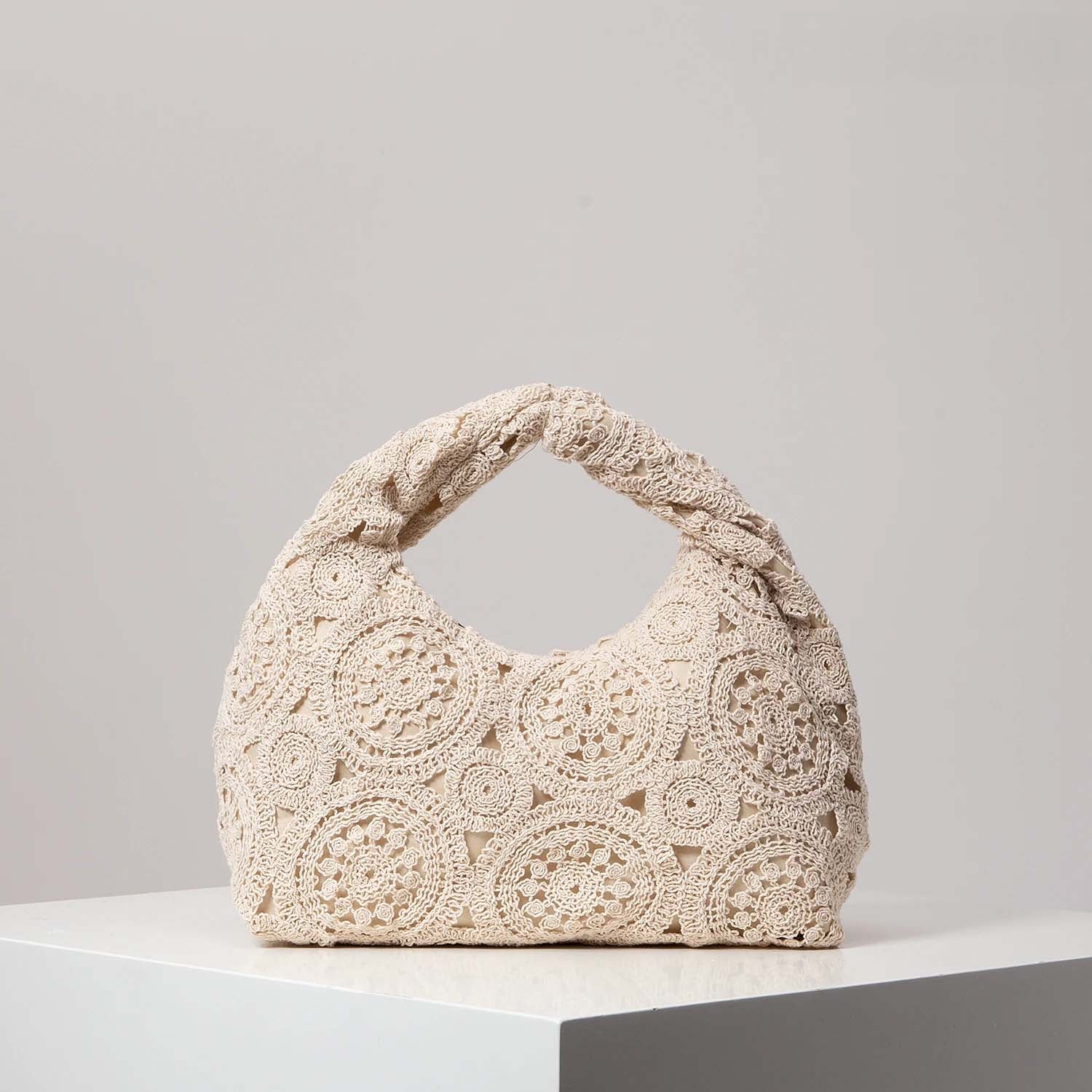 Lora Handwoven Floral Bag - Image 7