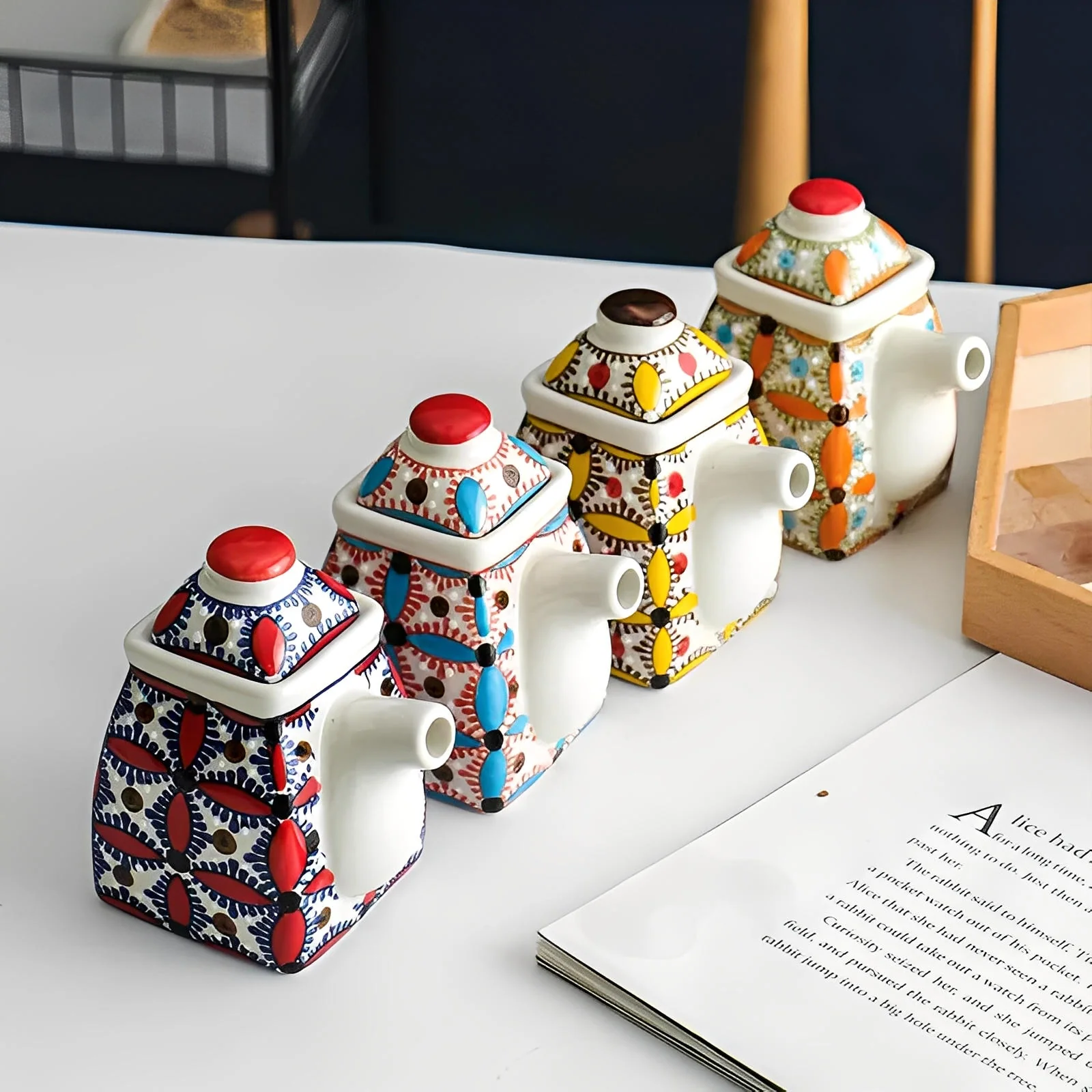 Lora Mosaic Ceramic Dispenser - Image 2