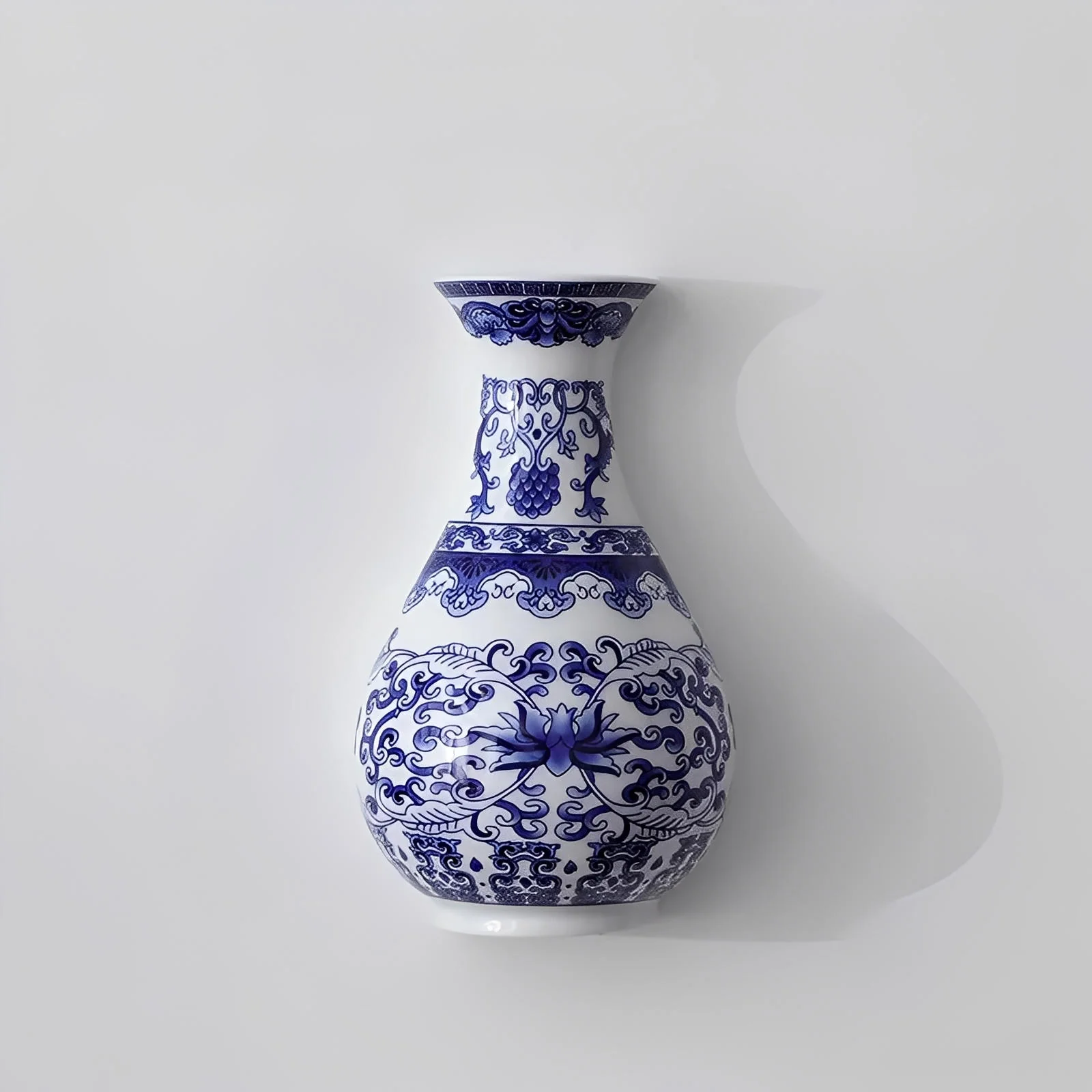 Lotus Ceramic Wall Vase - Image 2