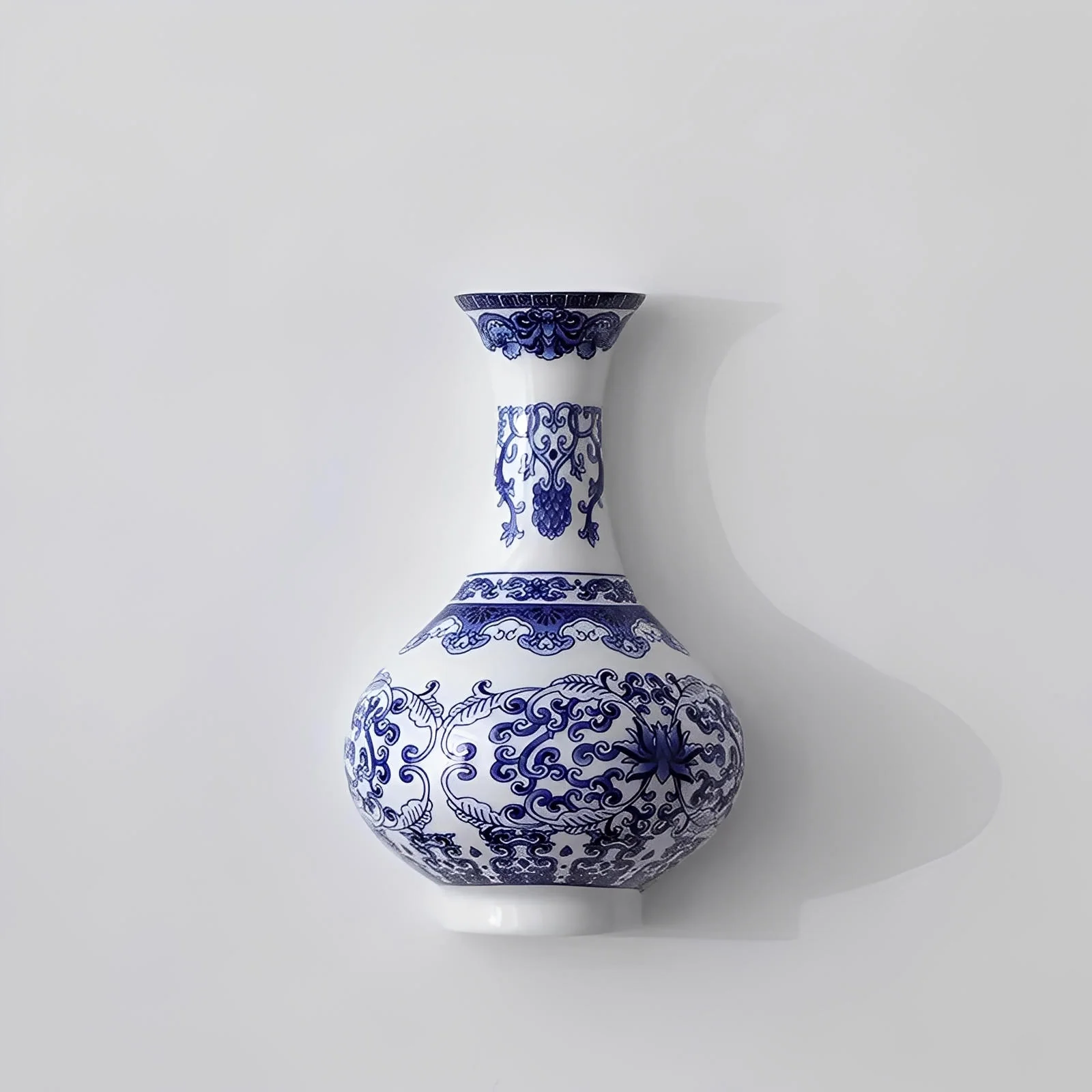 Lotus Ceramic Wall Vase - Image 3