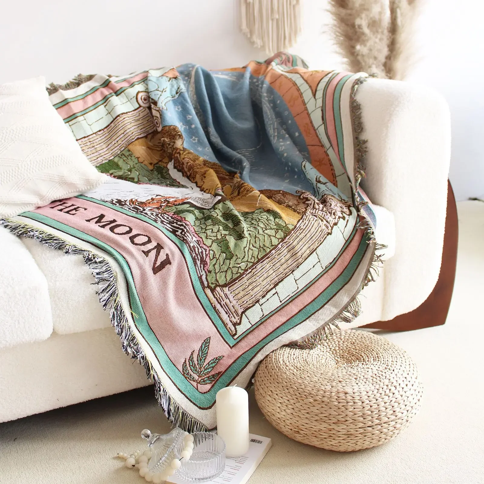 Lunar Journey Throw Blanket - Image 3