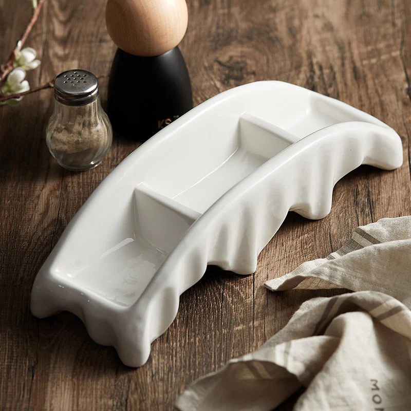 Marrow Ivory Ceramic Tray - Image 2