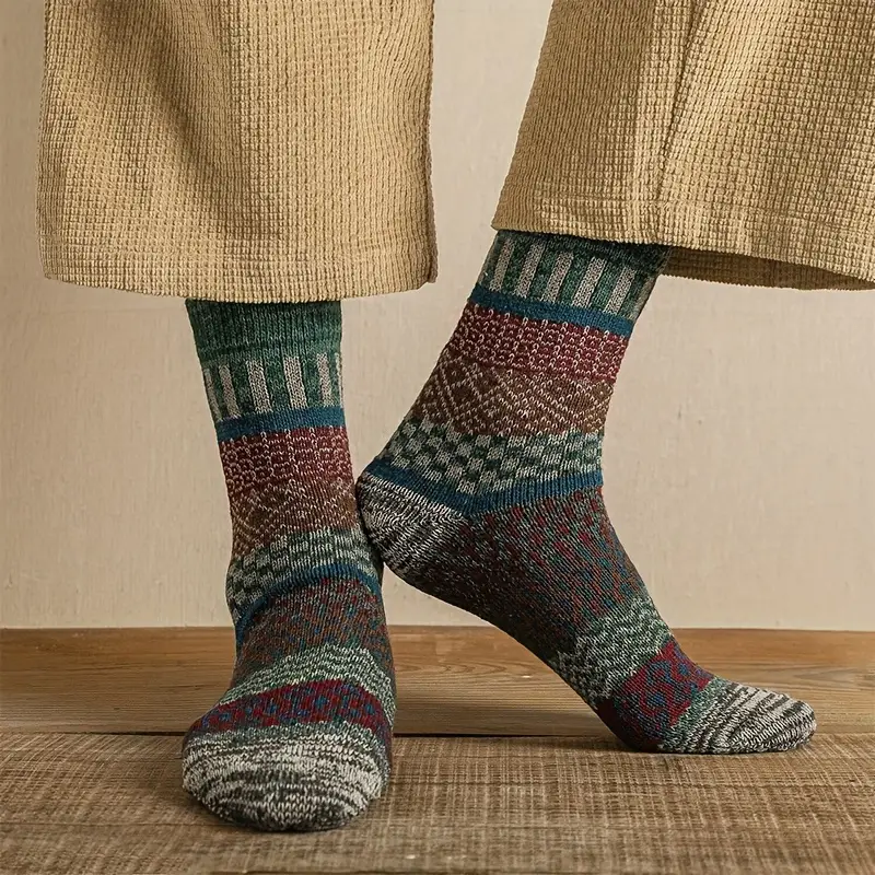 Men's Ethnic Crew Socks - Image 4