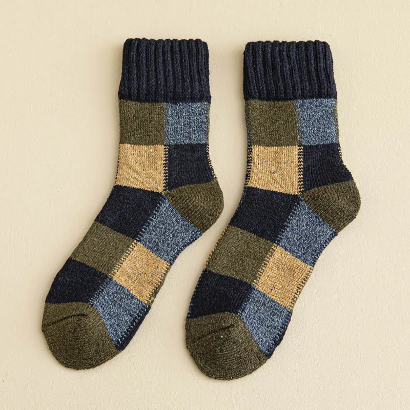 Men's Patchwork Crew Socks - Image 8