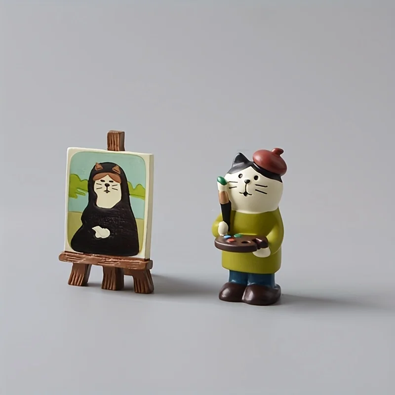 Meowna Lisa Figurine Set - Image 2