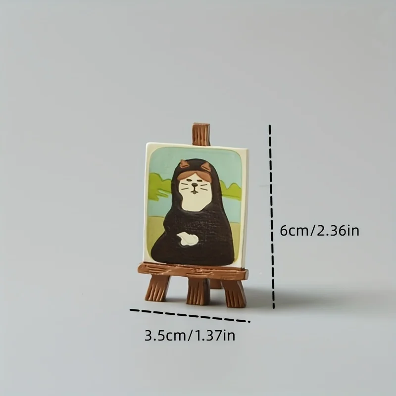 Meowna Lisa Figurine Set - Image 4