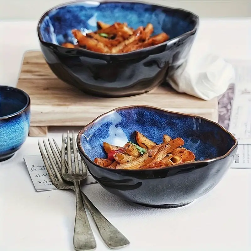 Midnight Ceramic Deep Bowl - Image 3